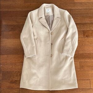Abercrombie & Fitch Cream Trench Coat